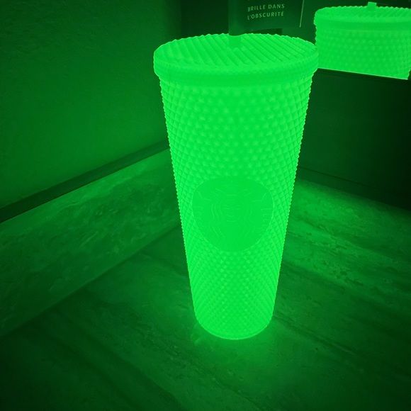 NEW Starbucks Glow In The Dark Venti Lemongrass Studded Tumbler - Picture 4 of 4